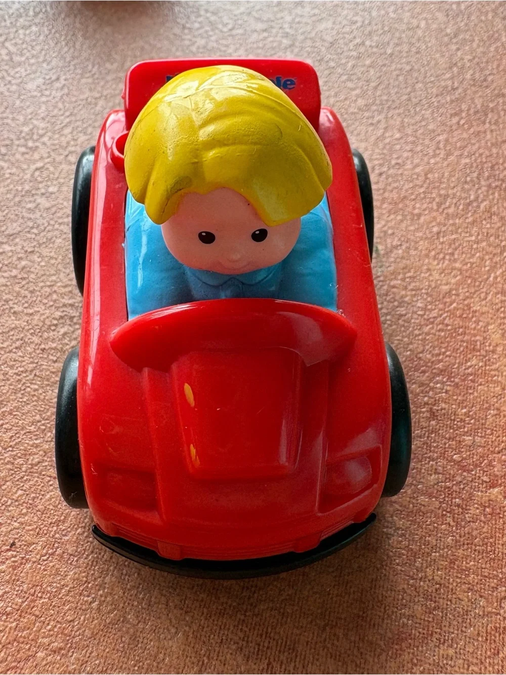 Little People Race Cars Drivers Wheelies (4) Red Yellow Blue Orange 2009-2019